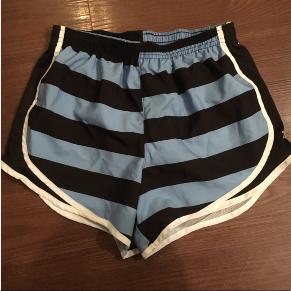 Varsity Columbia Blue & Black Shorts